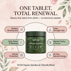 Spirulina & Chlorella Tablets — No Botox. No Fillers. No $2M Protocol. Just Results.