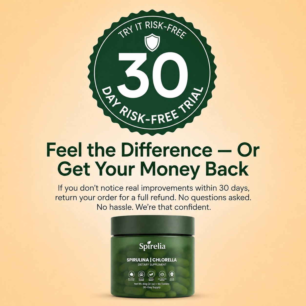 Spirelia® | Spirulina and Chlorella Tablets