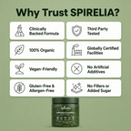 Spirulina & Chlorella Tablets — The Most Protein-Rich Superfood On Earth | 70% Pure Protein