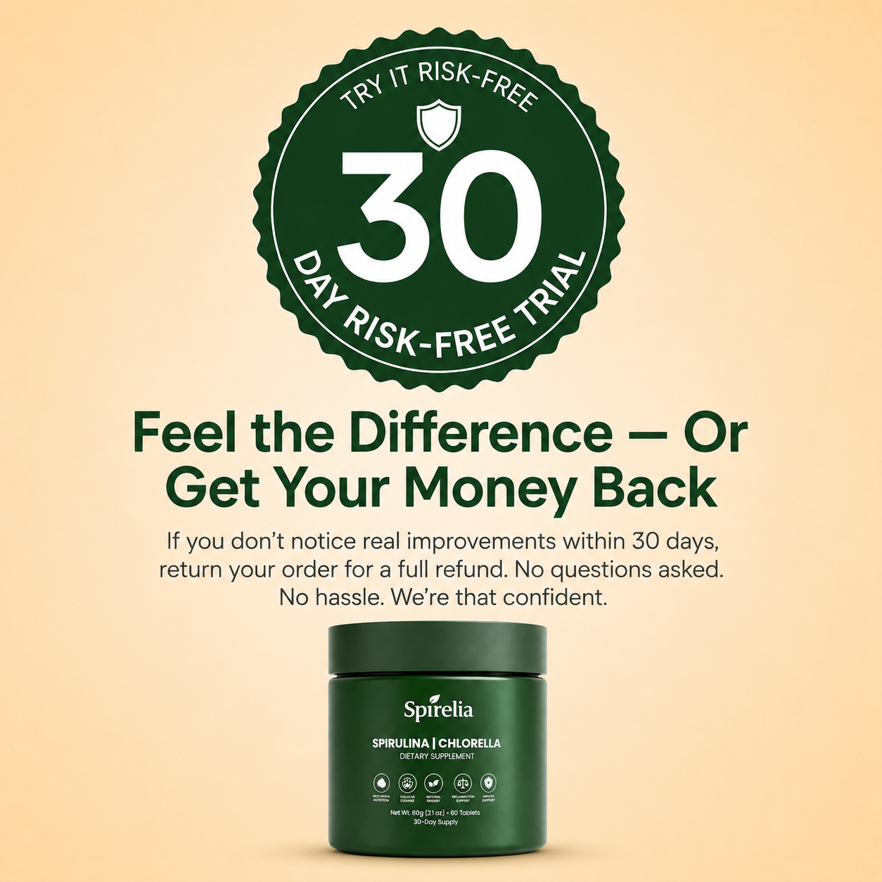 Spirelia® || Spirulina and Chlorella Tablets