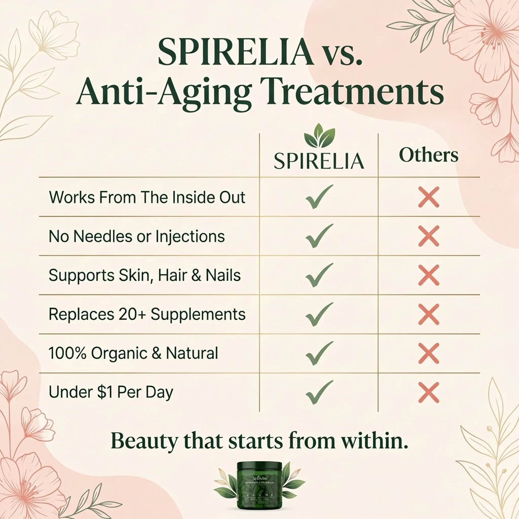 Spirulina & Chlorella Tablets — No Botox. No Fillers. No $2M Protocol. Just Results.