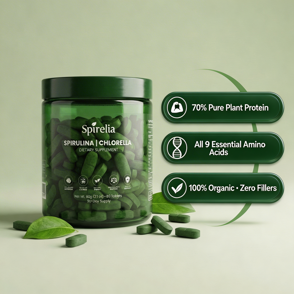 Spirelia® | Spirulina and Chlorella Tablets