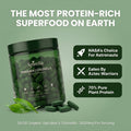 Spirulina & Chlorella Tablets — The Most Protein-Rich Superfood On Earth | 70% Pure Protein
